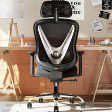 Ergonomischer Bürostuhl mit 3D Lendenstütze & verstellbaren Armlehnen