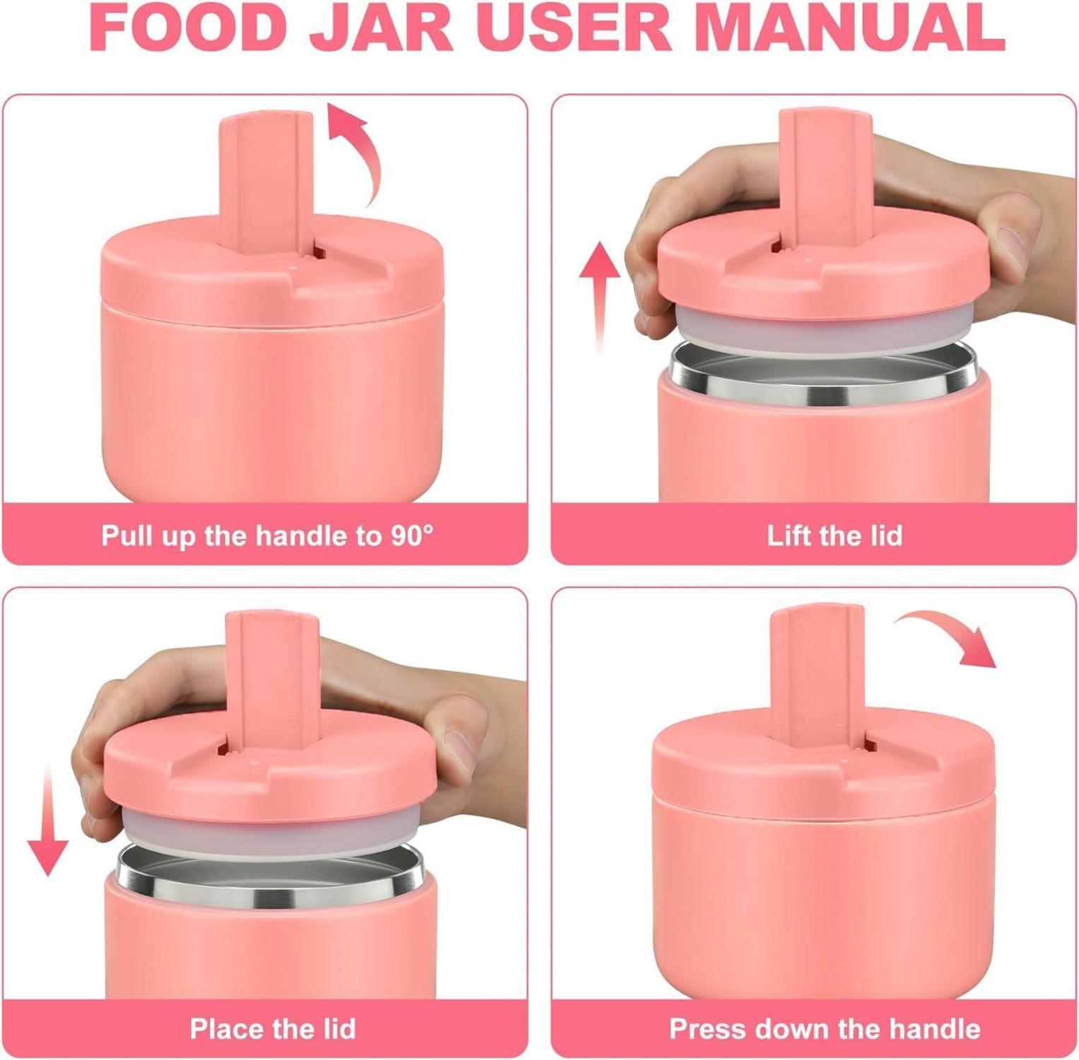 Thermobehälter 350ml Edelstahl Kinder Lunchbox