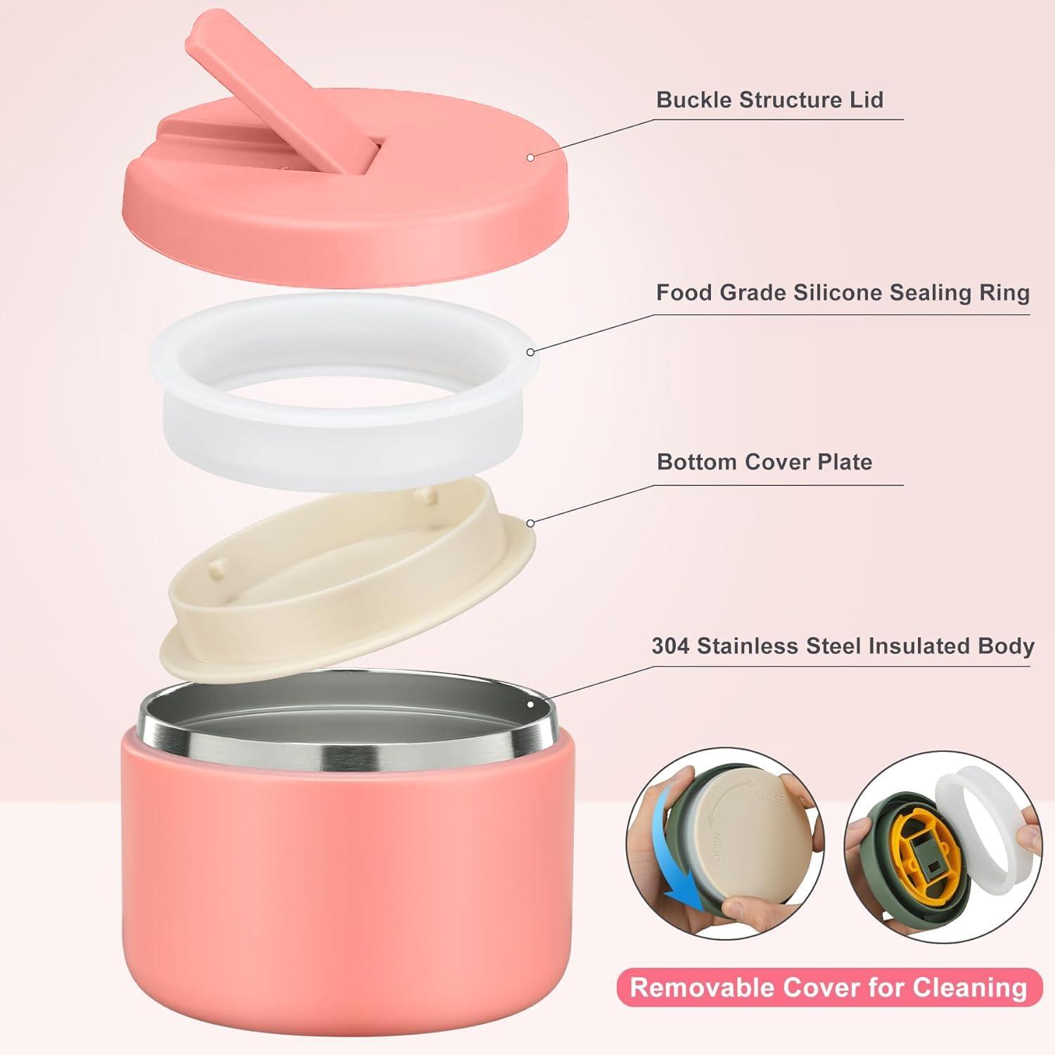 Isolierter Edelstahl-Thermobehälter für Essen 350ml mit