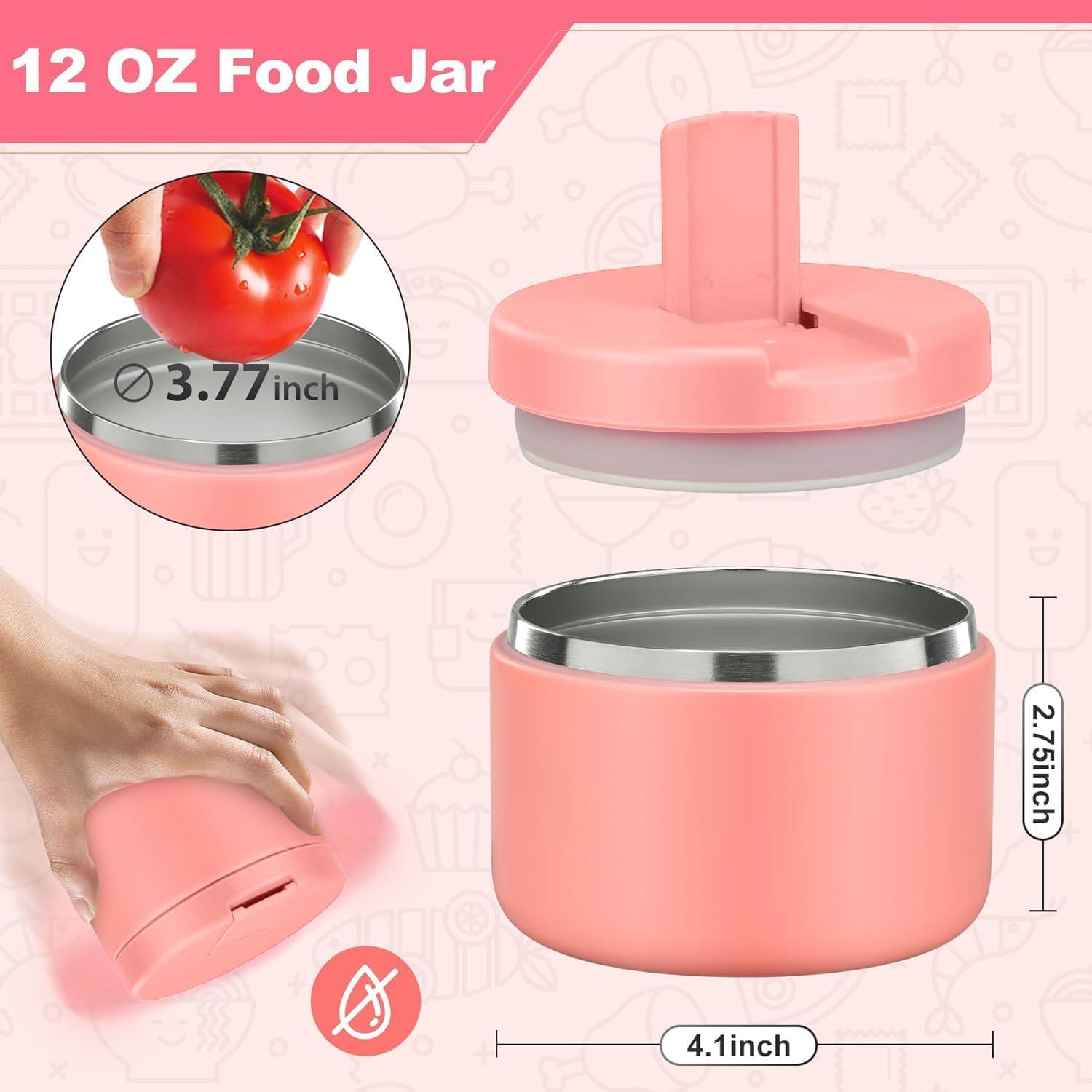 Itslife Thermobehälter 350ml Edelstahl für Essen Kinder Warmhaltebehälter