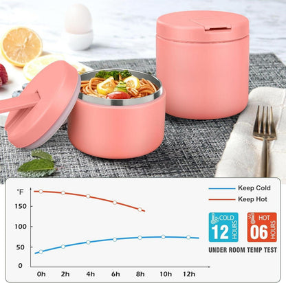 Itslife Thermobehälter 350ml Edelstahl Kinder Lunchbox Warmhaltebehälter
