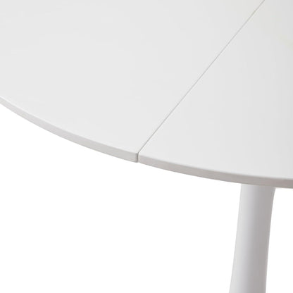 Moderner runder Esstisch weiß 80cm – Ideal für kleine Räume