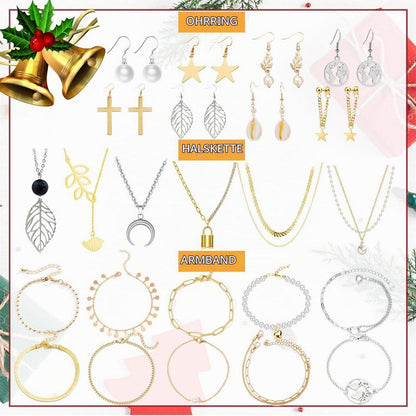 Schmuck Adventskalender 2026 Damen & Mädchen – 24 Überraschungen