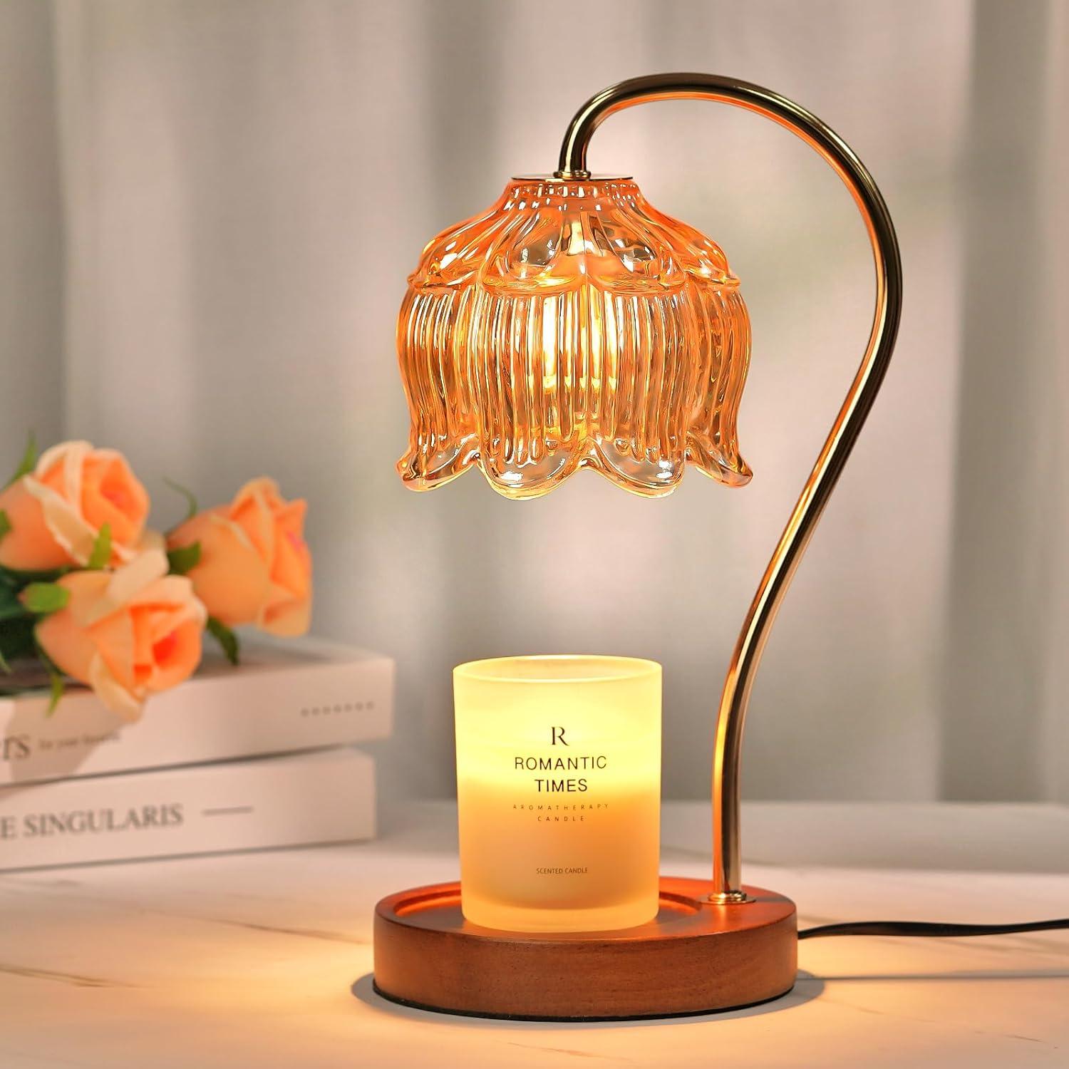 Dimmbare Kerzenwärmer Lampe mit Timer für Valentinstag