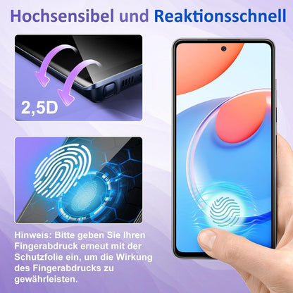 2 Stück Panzerglas Samsung Galaxy A51 Schutzfolie 9H Härte