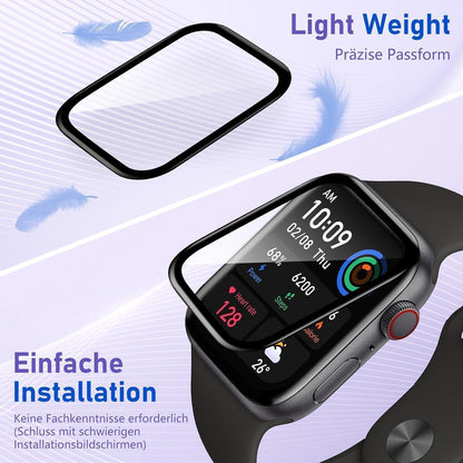 4 Stück Panzerglas Displayschutz Apple Watch