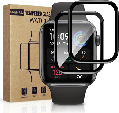 4er Pack Panzerglas Displayschutz Apple Watch Series 44mm