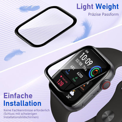 4er Pack Panzerglas Displayschutz Apple Watch Series 44mm