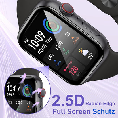 4er Pack Apple Watch 44mm TPU Schutzfolie Ultradünn Blasenfrei