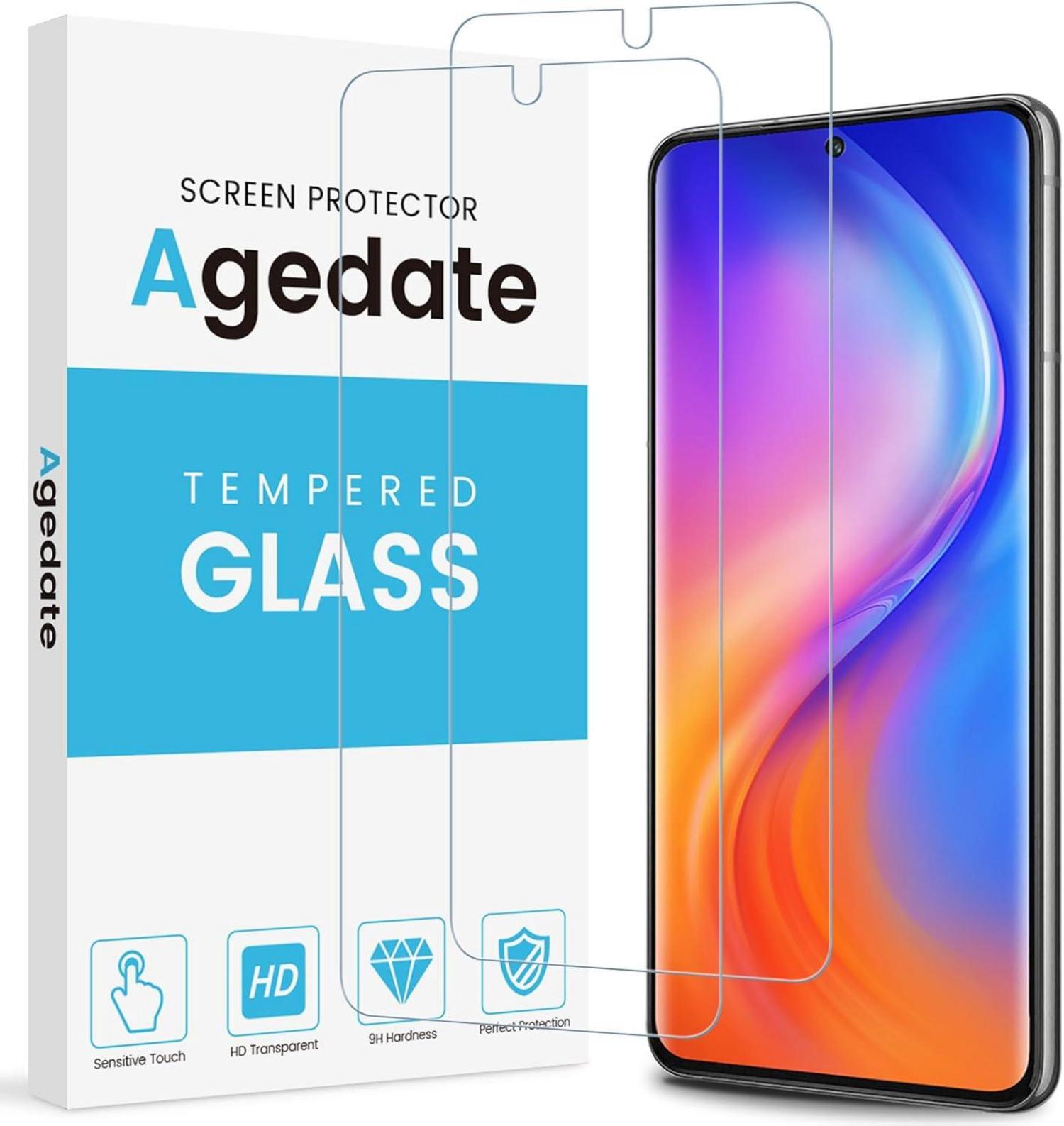 2er Set Panzerglas Displayfolie Samsung Galaxy S22 5G, 9H