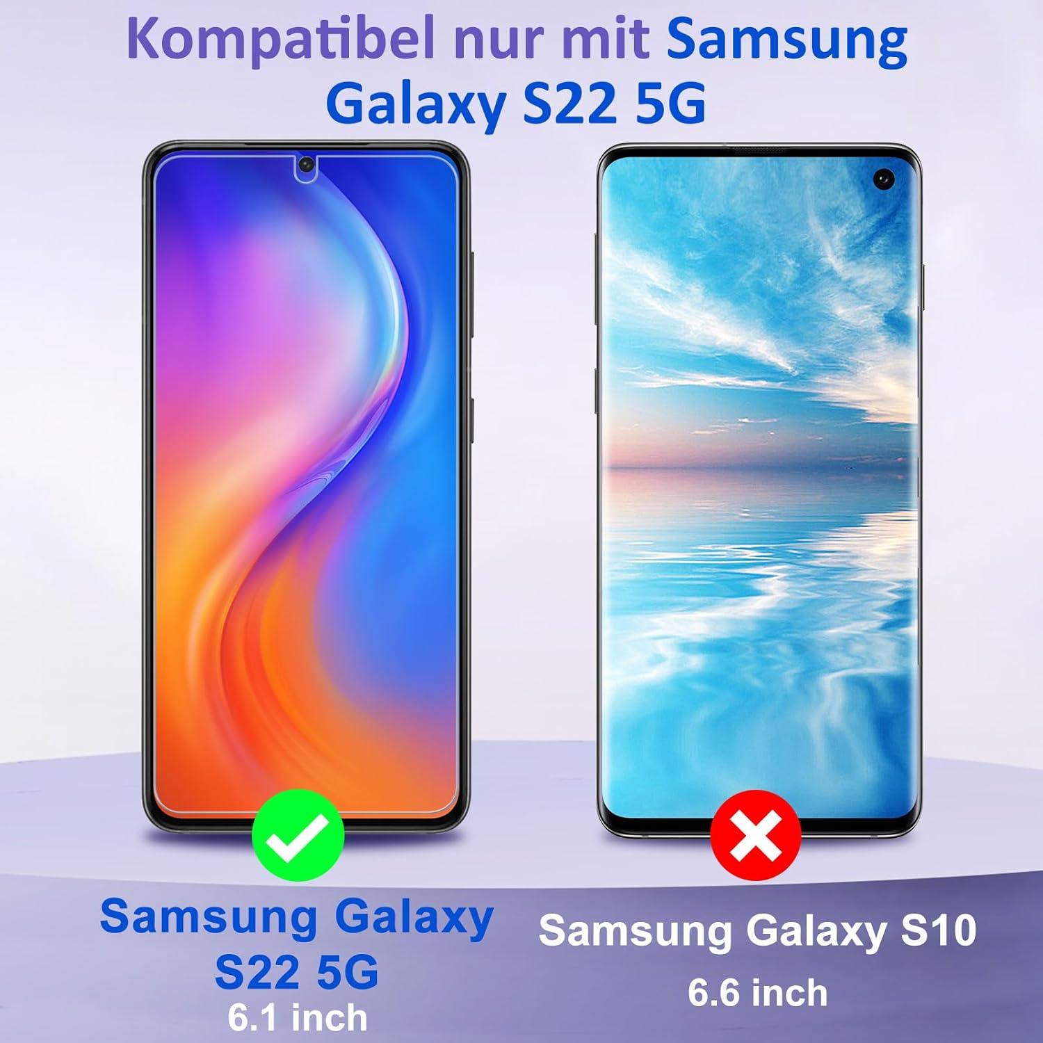 Panzerglas Samsung Galaxy S22 5G Schutzfolie 9H