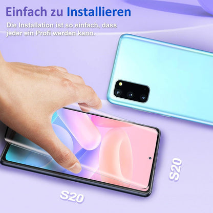 2x Panzerglas Samsung Galaxy S20 Displayfolie 9H Härte Blasenfrei