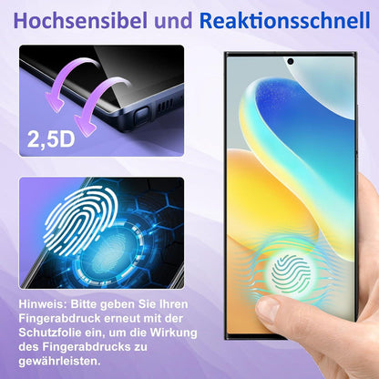 2+2 Panzerglas & Kameraschutzfolie für Samsung S22 Ultra 5G, 9H