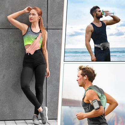 Bauchtasche Herren Damen Sport Hüfttasche Laufgürtel Wasserfest-Joggen