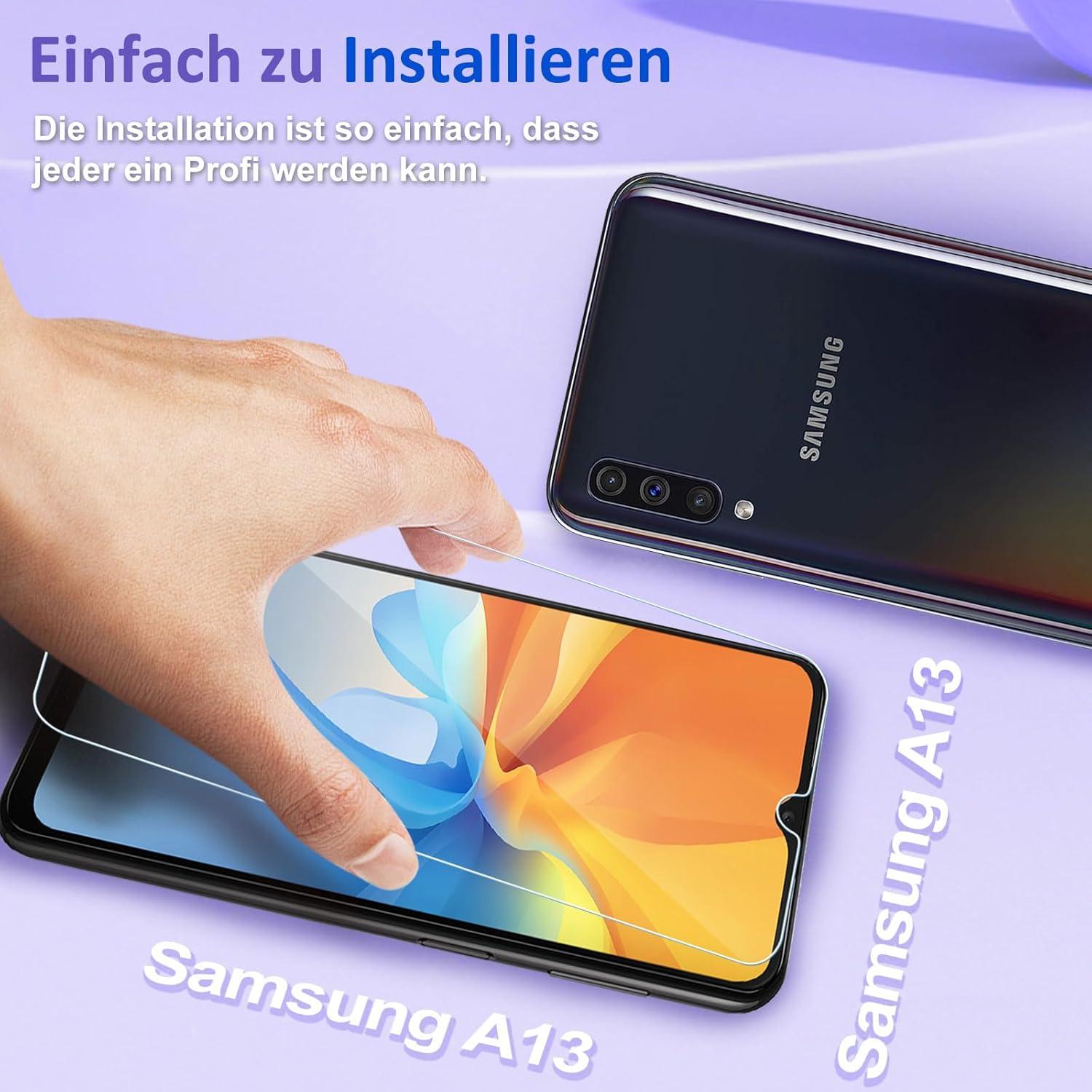 2x Panzerglas Samsung Galaxy A13 9H Härte Schutzfolie Displayfolie