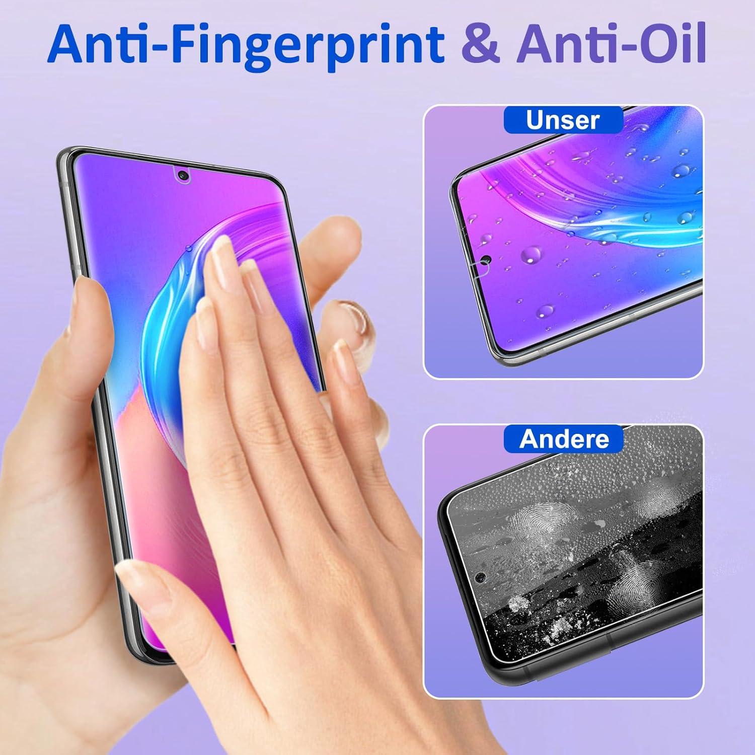 Panzerglas Samsung Galaxy S21 Schutzfolie 2 Stück 9H Displayfolie Blasenfrei