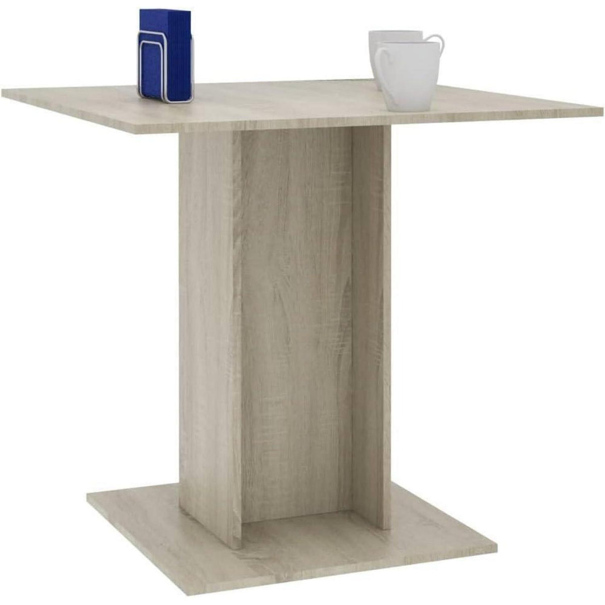 Esstisch Sonoma Eiche 80x80 cm – Massiv & Zeitlos