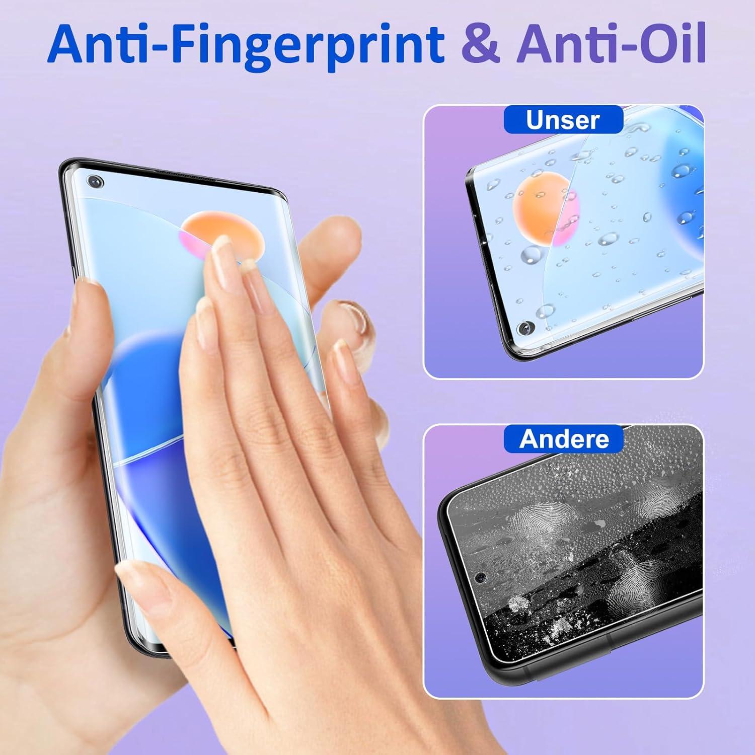 2+2 Panzerglas für OnePlus 9 Pro, 9H Härte, Kratzfest, Blasenfrei, Ultradünn