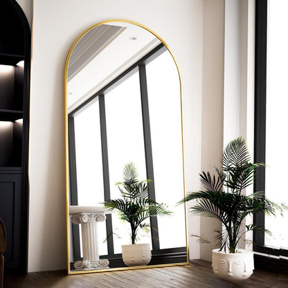 Großer Ganzkörperspiegel 180x76cm – Stand- & Wandspiegel Gold