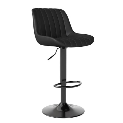 Drehbarer Barhocker mit Lehne, Höhenverstellbar & Komfortabel