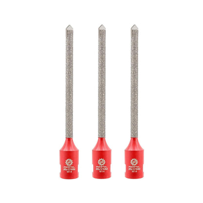 Diamant Mörtel Hakenbohrer 3er Set 8mm x 168mm M14