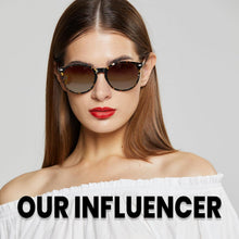 DUCO Retro Polarisierte Damen Sonnenbrille Vintage UV400