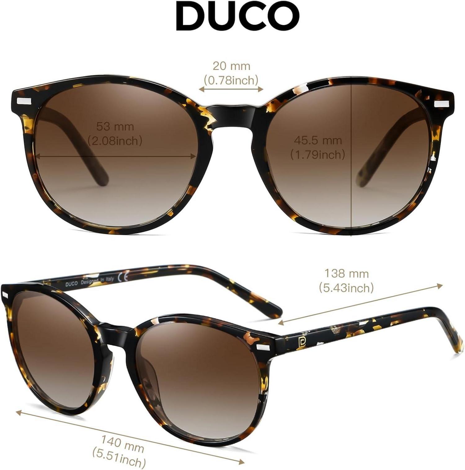 Polarisierte Damen Retro Sonnenbrille UV400 Schutz Leichtgewicht