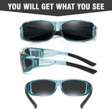 DUCO Polarisierte Überbrille UV400 Schutz für Brillenträger