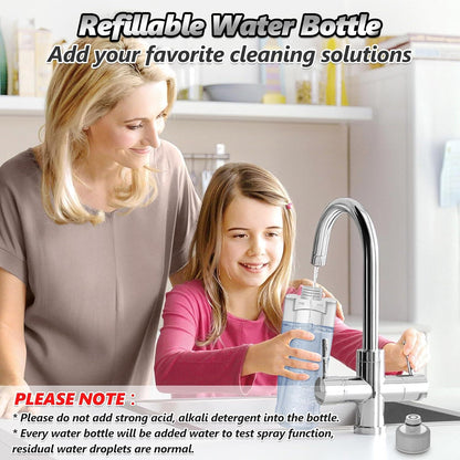 Sprühwischer mit Wassertank und 4 Mopp-Pads - Bodenreiniger