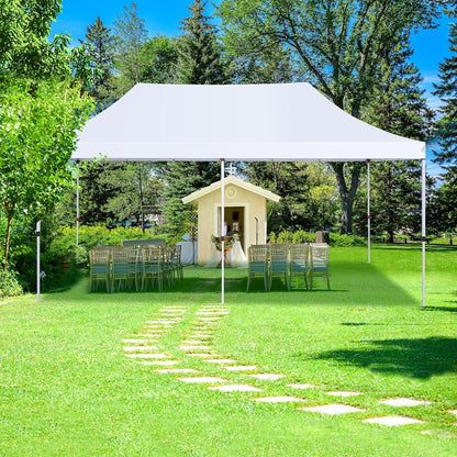 Faltpavillon 3x6m Wasserdicht Stabil Partyzelt mit 6 Seitenwänden