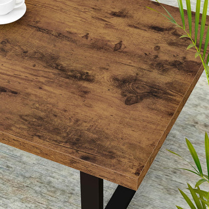 Mudmasa Couchtisch Holz Vintagebraun-schwarz 100x55x45.5cm