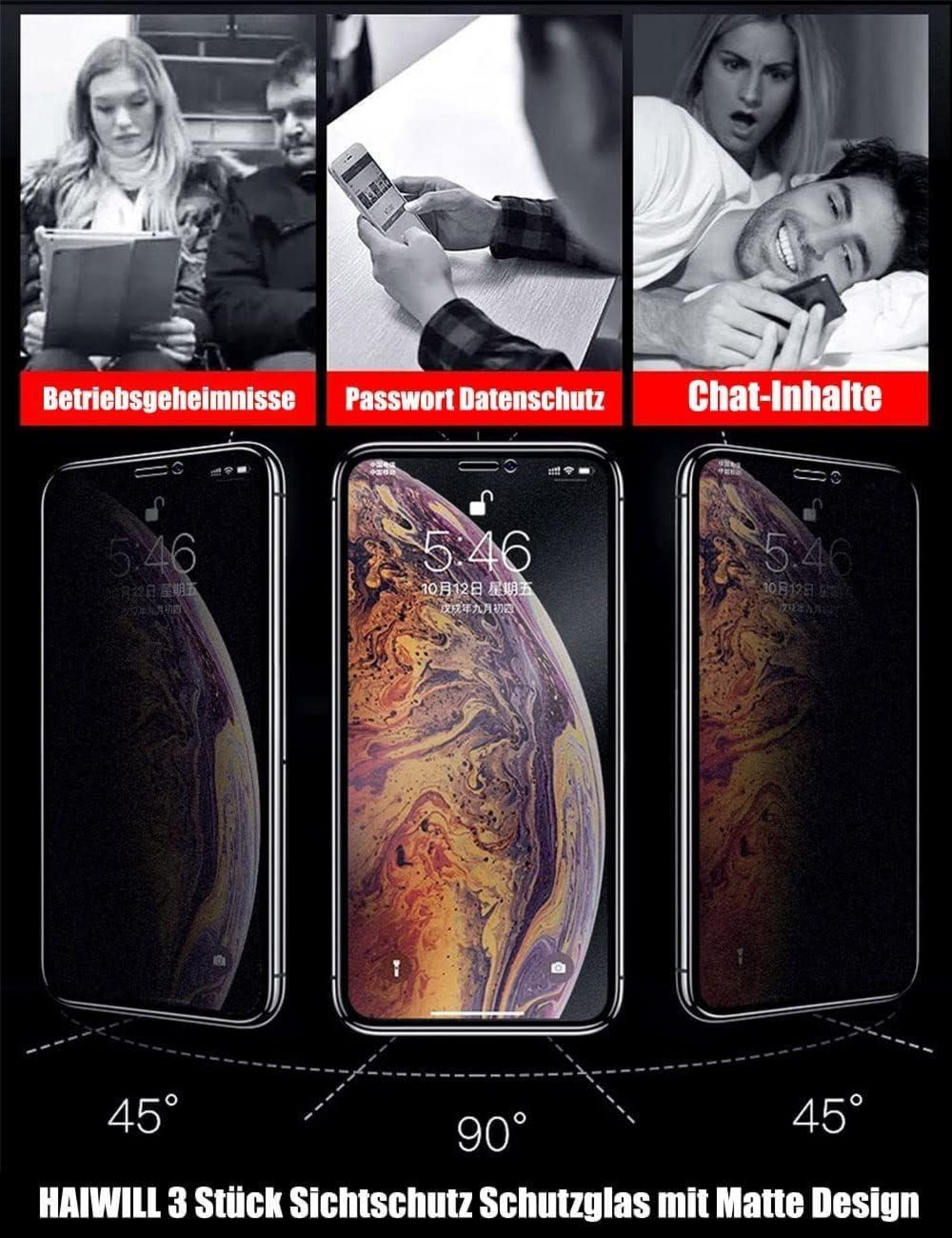 HAIWILL iPhone 16 Pro Max Matt Schutzfolie Display