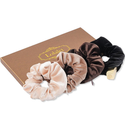 4er-Pack Lolalet Haargummis mit verborgener Tasche