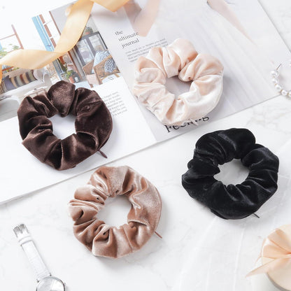 4er-Pack Lolalet Haargummis mit verborgener Tasche