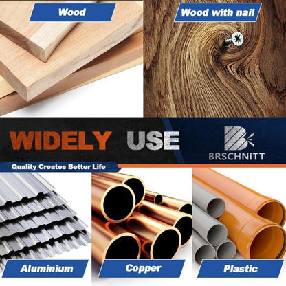 Kreissägeblatt 165mm 60T für Holz, Metall & Alu (6 Stück)