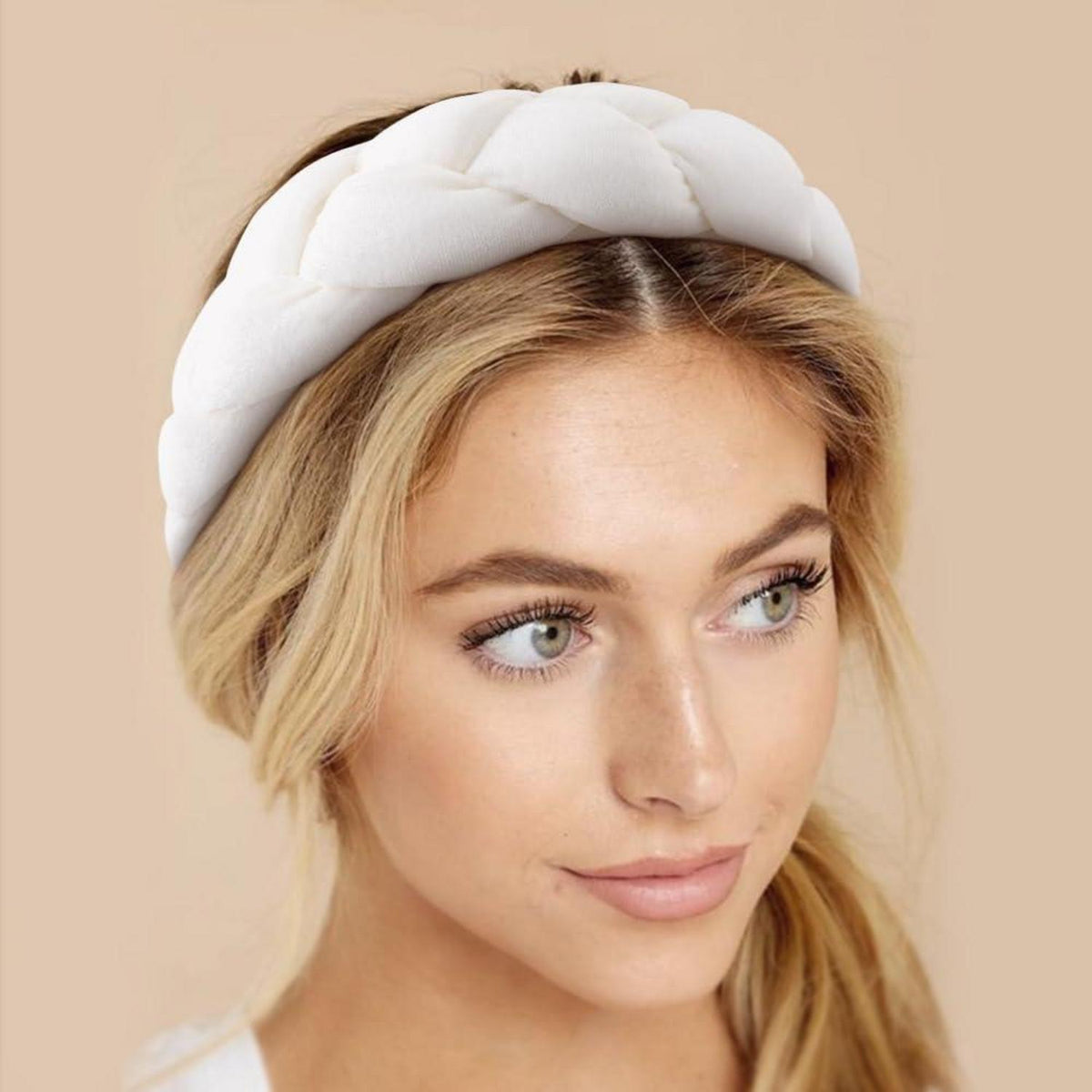 Samt Geflochtenes Haarband Vintage Style für Damen - 1 Stück