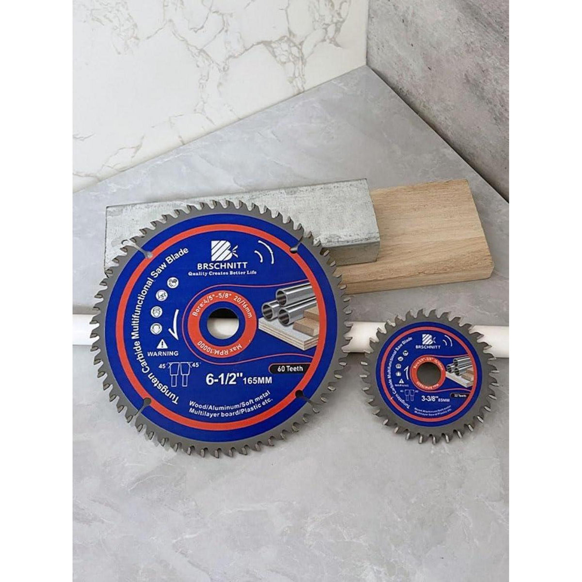 Kreissägeblatt 216mm 60T für Holz, Metall & Alu (5 Stück)
