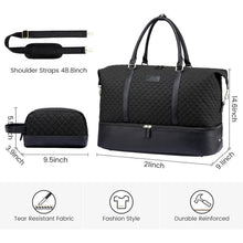 Weekender Reisetasche Damen XL mit Schuhfach & Kulturtasche