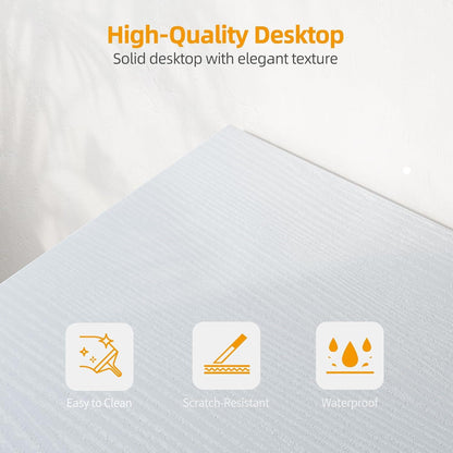 L-förmiger Gaming Schreibtisch 100x70 cm mit Ablagefächer