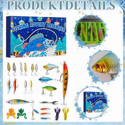 Angel Adventskalender 2026 mit Köder-Set für Angler
