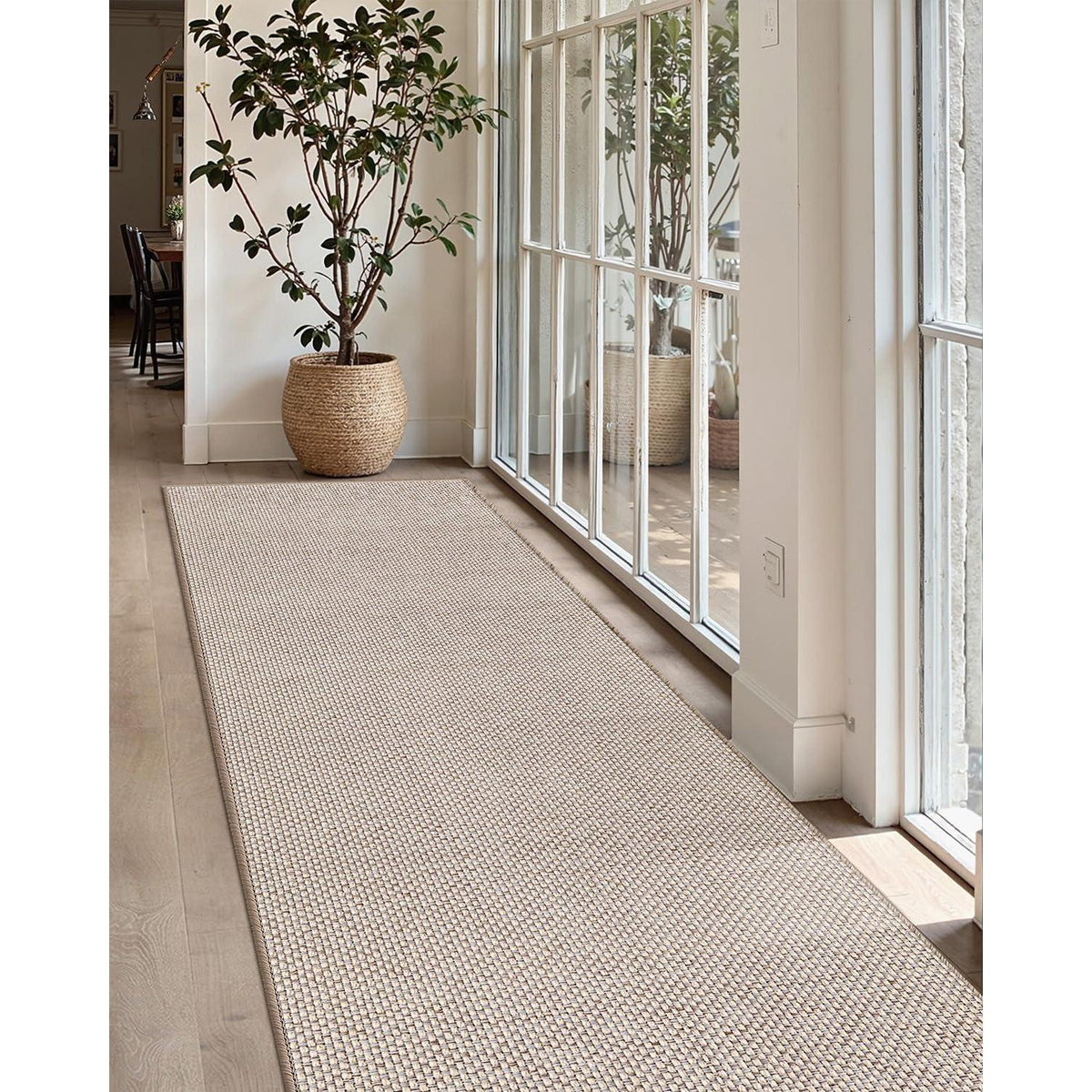 Schmutzfangmatte Innen 91x243cm Beige – Rutschfest & Saugstark