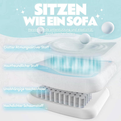 MEENICE Cute Gaming Stuhl mit Katzenpfote