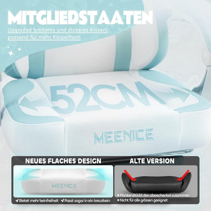 MEENICE Cute Gaming Stuhl mit Katzenpfote