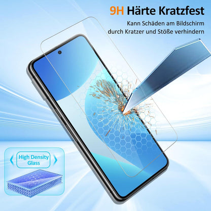 Agedate 2 Stück Panzerglas Schutzfolie + Kameraschutz für Google Pixel 8