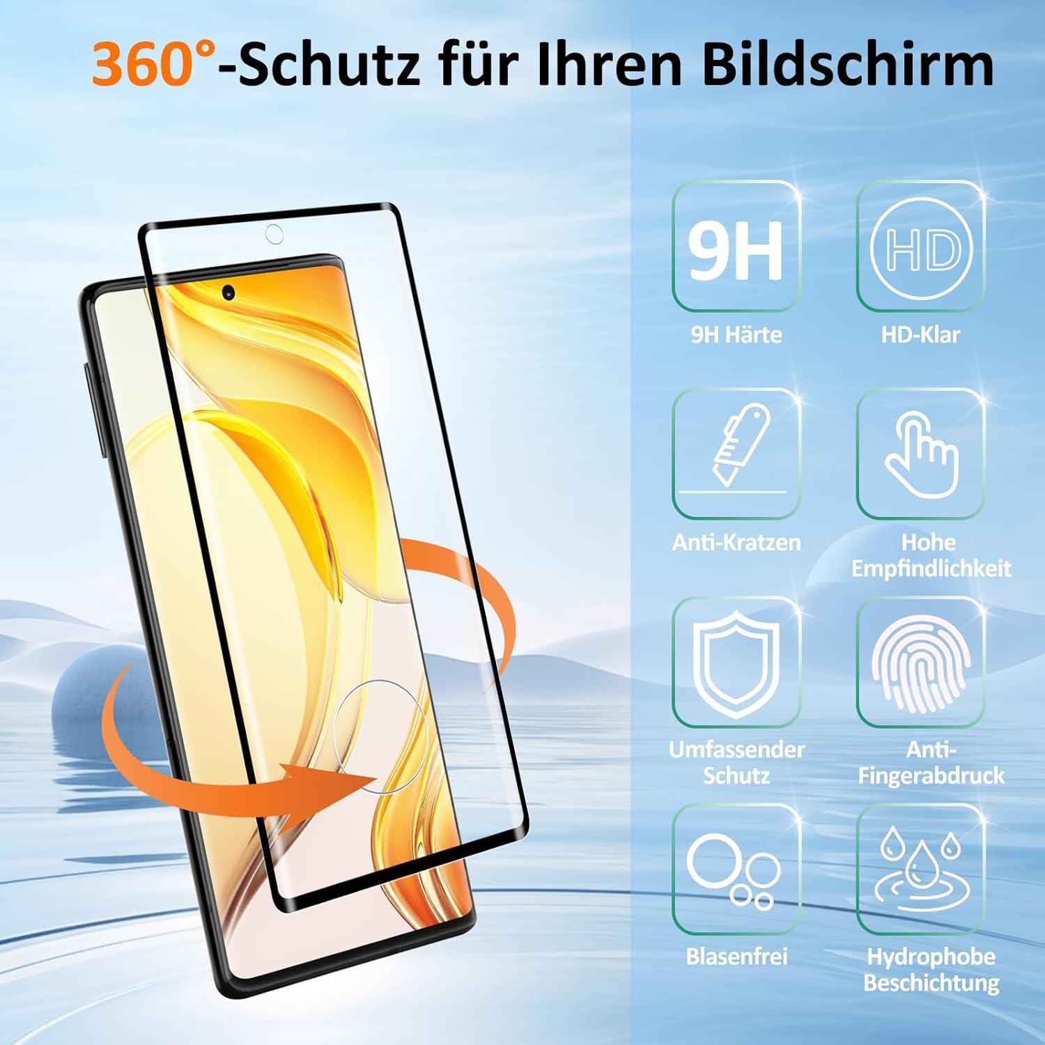 Displayschutzfolie Panzerglas Google Pixel 6 Pro 2er Set HD Schutzglas