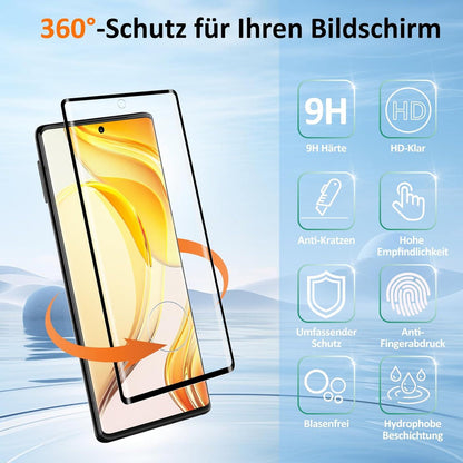 Displayschutzfolie Panzerglas Google Pixel 6 Pro 2er Set HD Schutzglas