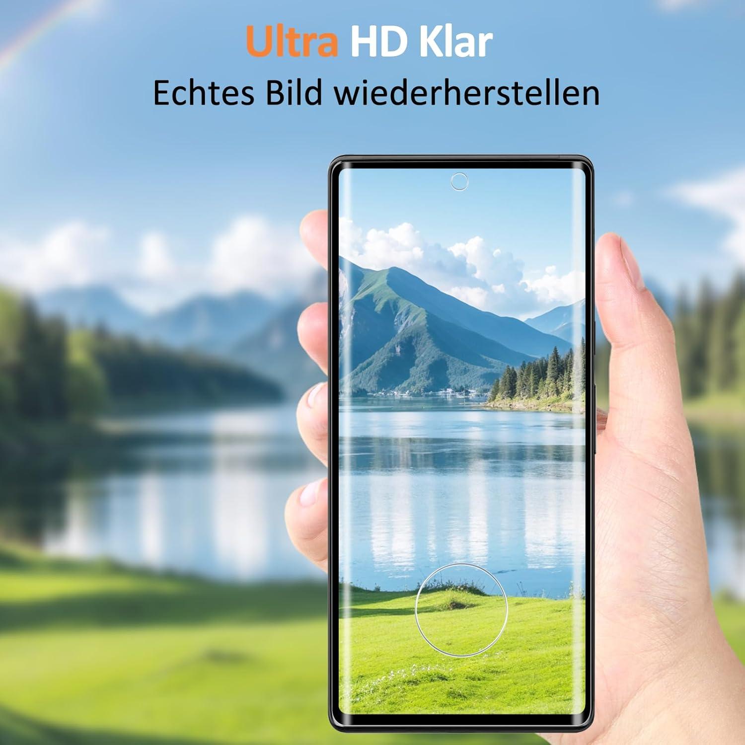 Agedate Google Pixel 6 Pro Panzerglas Schutzfolie HD Displayschutz 2er Pack