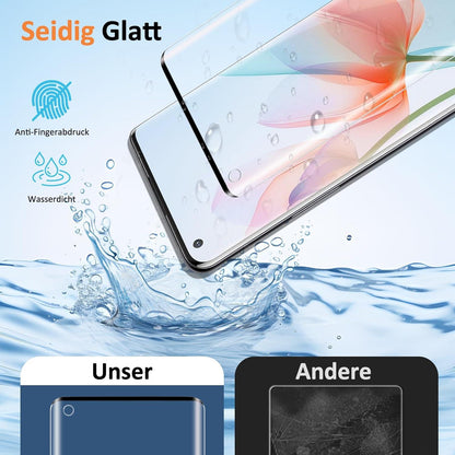 Displayschutzfolie OnePlus 8 Pro Panzerglas 2er Set Ultra Klar