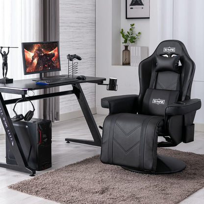 S*MAX Gaming Stuhl Schwarz X Large ergonomisch