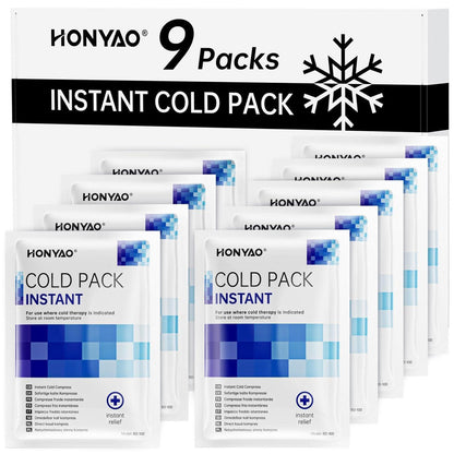 Sofort-Kältekompressen 9er Pack für Sport & Erste Hilfe